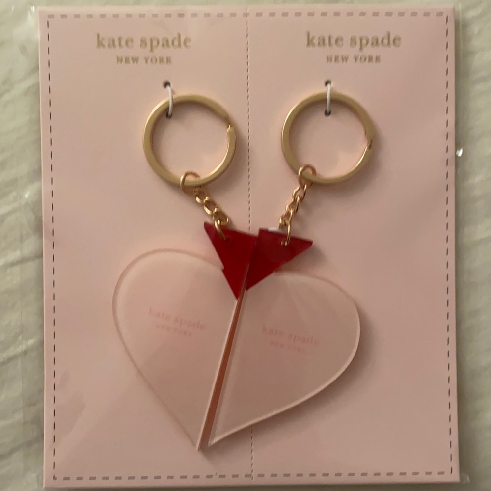 New Kate Spade New York keychains NIB